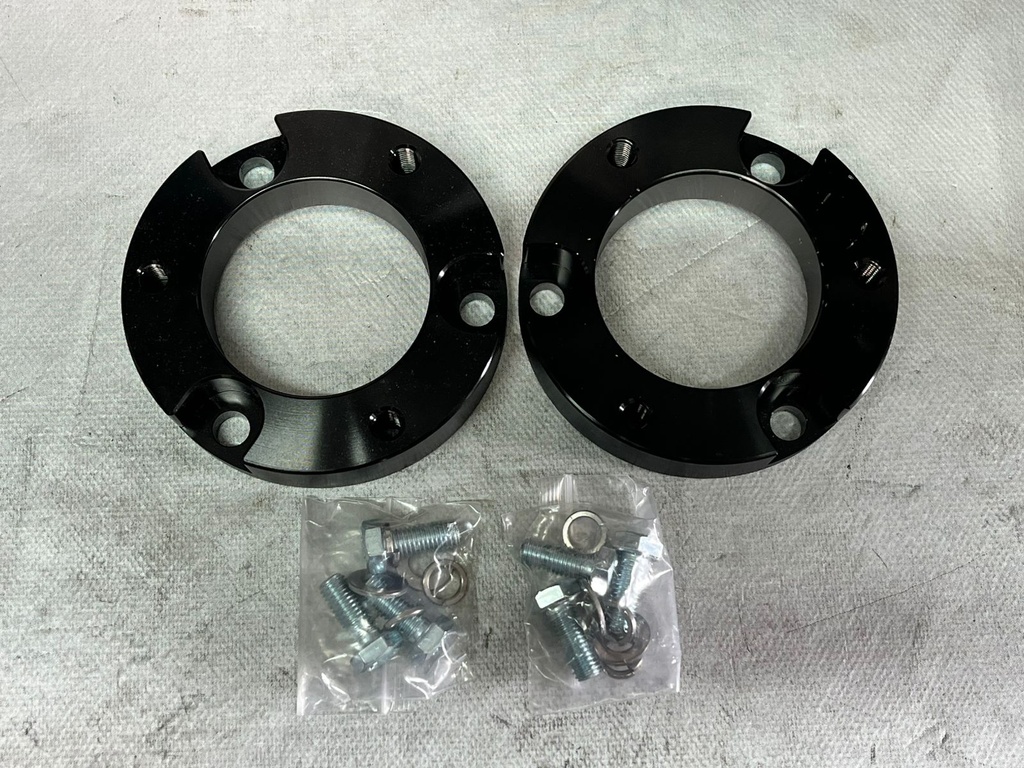 Kit de calzas de levante delantero 1.5" para Toyota Tacoma 2005-2024 / 4Runner 2003-2025 / FJ Cruiser 2007-2014.