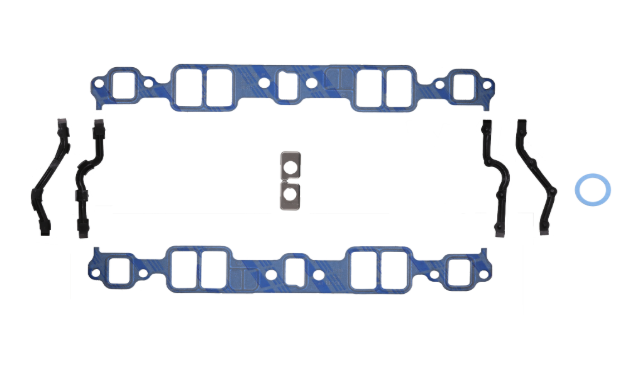 Set de empaques de admisión motor GM 4.4L V8 267cid / 5.0L V8 305cid / 5.3L V8 327cid / 5.4L V8 327cid / 5.7L V8 350cid / 6.6L V8 400cid 1969-1990.