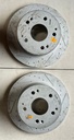 Discos traseros sólidos / Ranurados para Honda Accord 1998 al 2002 / Civic 2004 al 2005 / Acura RSX 2002 al 2006 / Integra 1997 al 2001 Diámetro: (260mm)