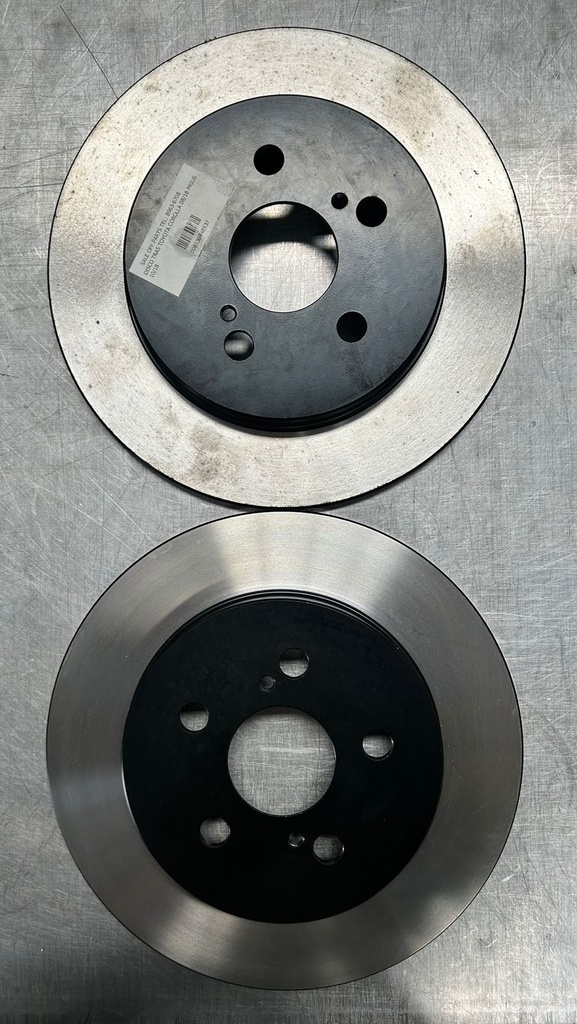Discos traseros sólidos para Toyota Corolla 2008 al 2020 / Matrix 2009 al 2014 / Prius 2010 al 2022