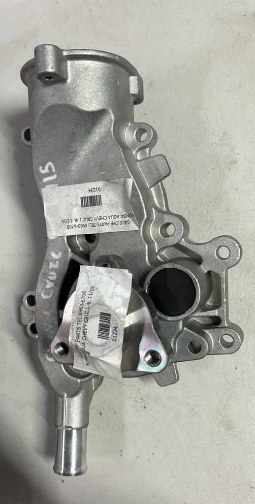 Bomba de agua para Chevrolet Cruz 2011 al 2016 / Sonic 2012 al 2020 / Trax 2013 al 2020