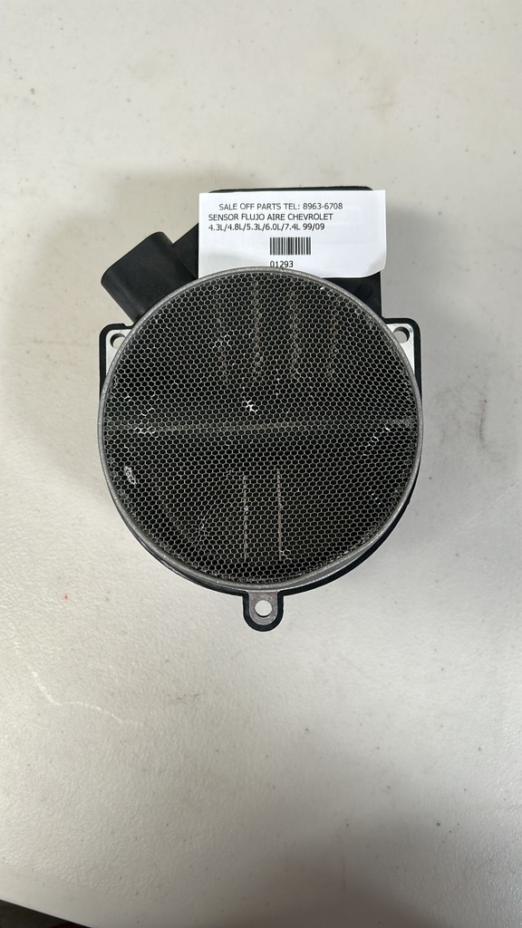 SENSOR FLUJO AIRE CHEVROLET 4.3L/4.8L/5.3L/6.0L/7.4L 99/09
