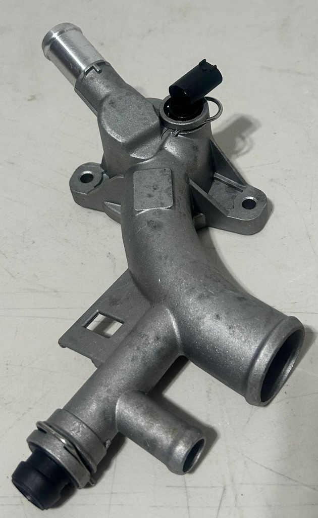 Carcasa de termostato de salia de agua para Chevrolet Cruze 2011 al 2015 / Cruze Limited 2016 / Sonic 2012 al 2020 / Trax 2013 al 2021 ( aluminio )