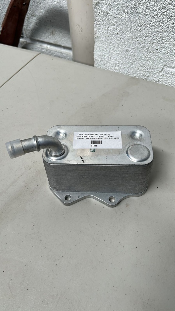 Enfriador de aceite para Audi TT A3 A4 Quattro Volkswagen Jetta Passat GTI 2.0L 2005 al 2009