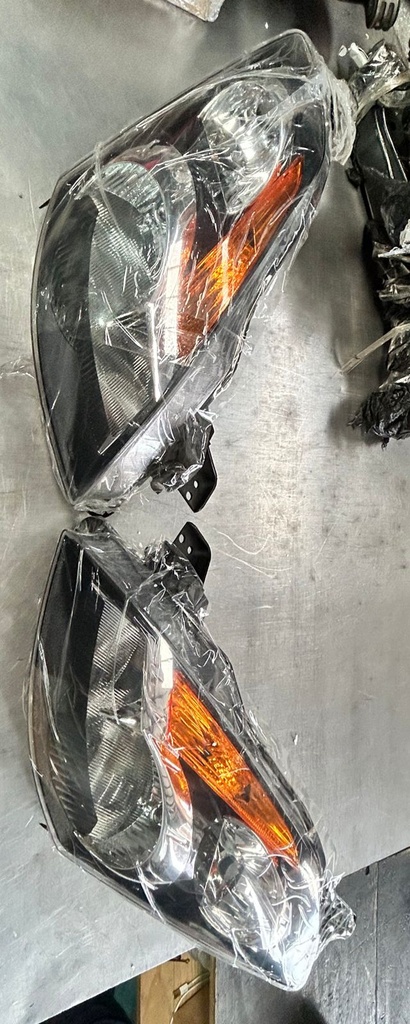 Luces delanteras carcasa negra para Nissan Altima 2007 al 2009