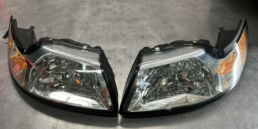 LUCES DELANTERAS CROMADAS FORD MUSTANG 99/04