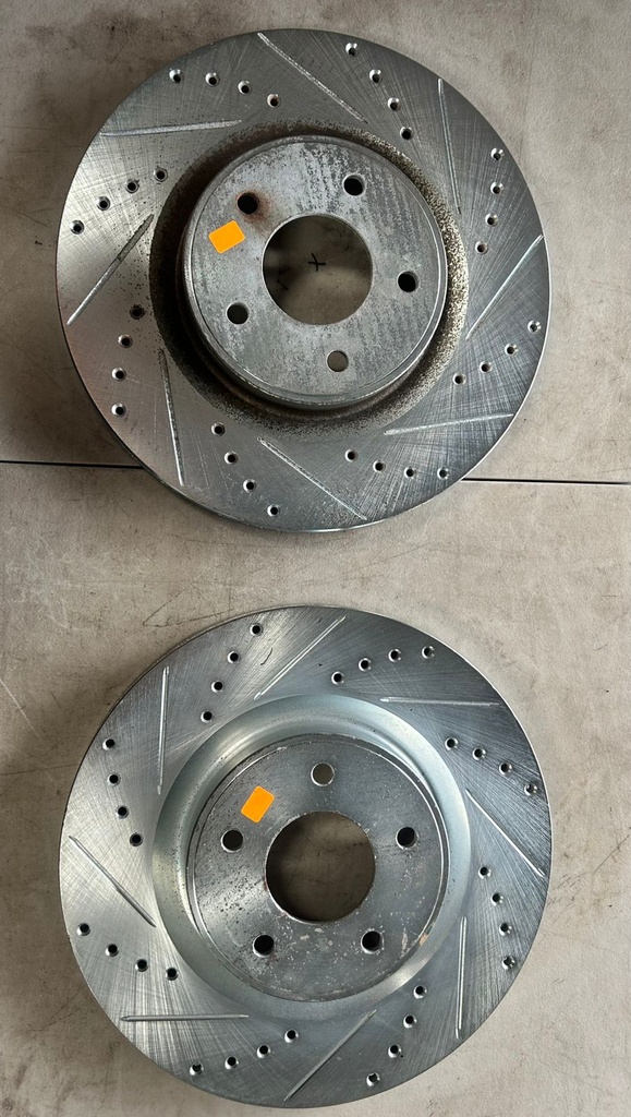 Discos de freno delanteros Perforados / Ventilados para Nissan Murano 2015 al 2024 / Pathfinder 2013 al 2020 / Z 2023 al 2024
