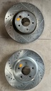 Discos de freno delanteros Perforados / Ventilados para Nissan Murano 2015 al 2024 / Pathfinder 2013 al 2020 / Z 2023 al 2024