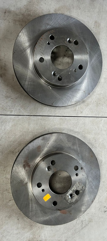 Discos delanteros Ventilados para Honda Civic 2004 al 2011 / CR Z 2011 al 2015 / RSX 2002 al 2006 Diámetro: (261mm)