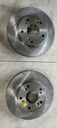 Discos delanteros Ventilados para Honda Civic 2004 al 2011 / CR Z 2011 al 2015 / RSX 2002 al 2006 Diámetro: (261mm)