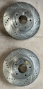 Discos delanteros Perforados / Ventilados para Nissan Altima 2002 al 2006 / Máxima 2002 al 2003