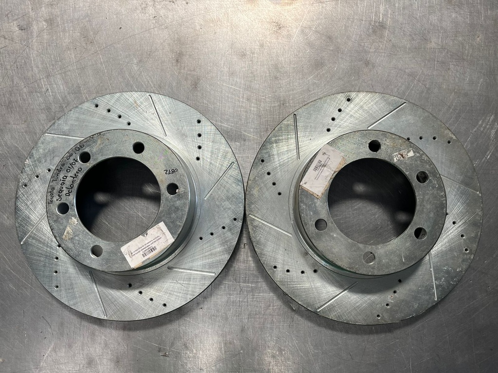 DISCOS DELANTEROS PERFORADOS/VENTILADOS TOYOTA TUNDRA 00/06 SEQUOIA 01/07