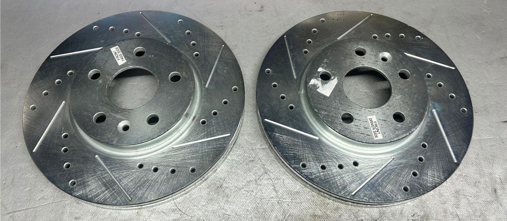 Discos delanteros Perforados / Ventilados para Chevrolet Cruze 2011 al 2019 / Sonic 2012 al 2020