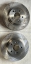 Discos delanteros Ventilados para Honda CR V (tracción delantera) 2012 al 2016 Diámetro: (300mm)