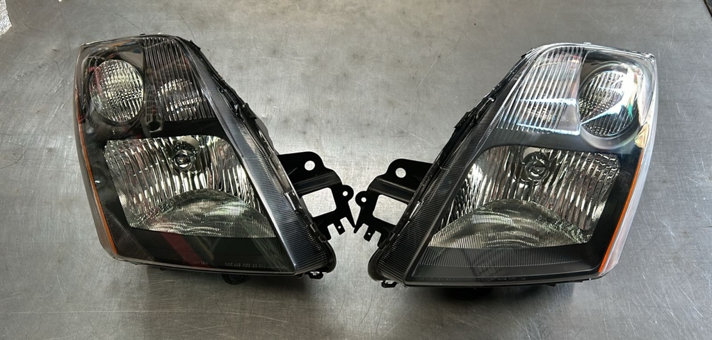 Luces Delanteras Fondo negro para Nissan Sentra 2007 al 2009