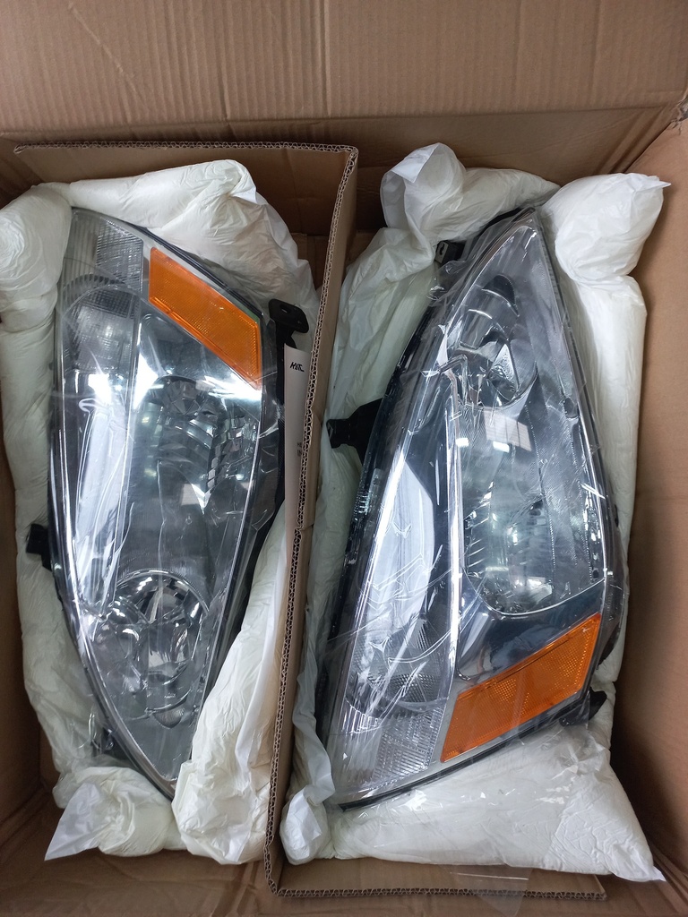 Luces delanteras cromadas para Honda Accord 2003 al 2007