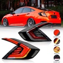 Luces Traseras LED Ahumadas Honda Civic Sedan / Touring / Sport / EX / EXL / LX 2016-2021.