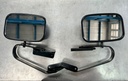 Espejos Cromados en Plástico para Ford F-150/ F-250/ F-350/ Bronco ll de 80/91