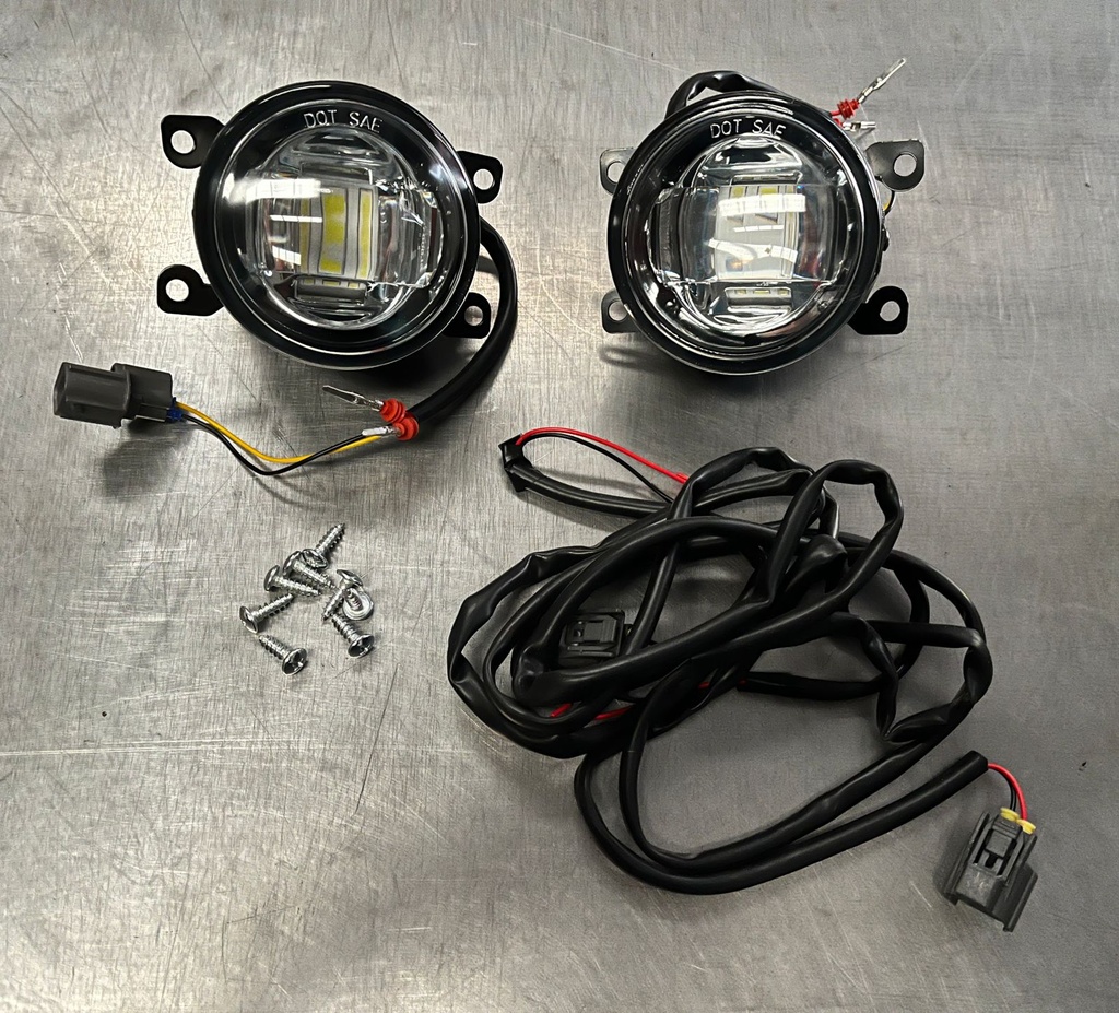 Kit de Halógenos Neblineros LED Universales con Cableado Incluido para Ford / Acura / Honda / Nissan / Suzuki