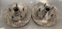 Discos de freno delant ventilados, perforados Ford E150 86/93, F150 90/93