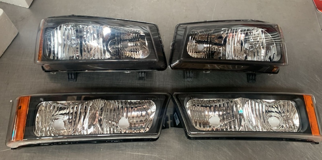 Juego completo de luces delanteras para Chevrolet Silverado 2003/2006