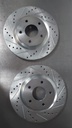 Disco delantero perforado y ventilado para Nissan Infiniti 07-08