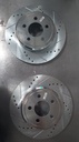 Disco trasero derecho y izquierdo perforado ventilado para DoDGE Challenger/Charger 2011-2022