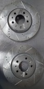 Disco delantero derecho e izquierdo perforado ventilado para Pontiac Solstice 2006-2009