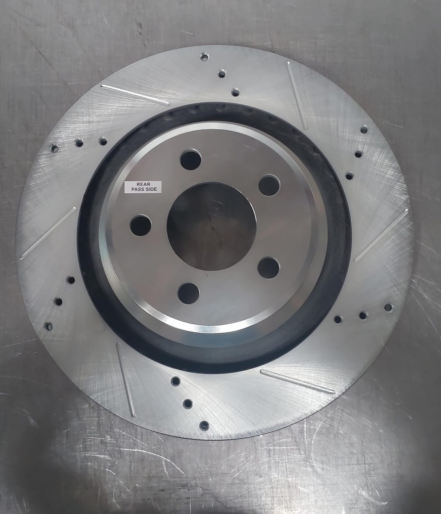 Disco trasero derecho perforado ventilado para Dodge Challenger/Charger/Magnum 2016