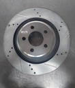 Disco trasero derecho perforado ventilado para Dodge Challenger/Charger/Magnum 2016