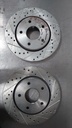 Disco delantero derecho e izquierdo perforados ventilados para Dodge Journey/VW Routan 2009-2014