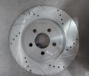 Disco delantero derecho perforado ventilado para CHRYSLER 300 13-14