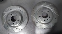 Disco delantero derecho e izquierdo perforados ventilados para Ford Explorer/Flex/Taurus 11-19
