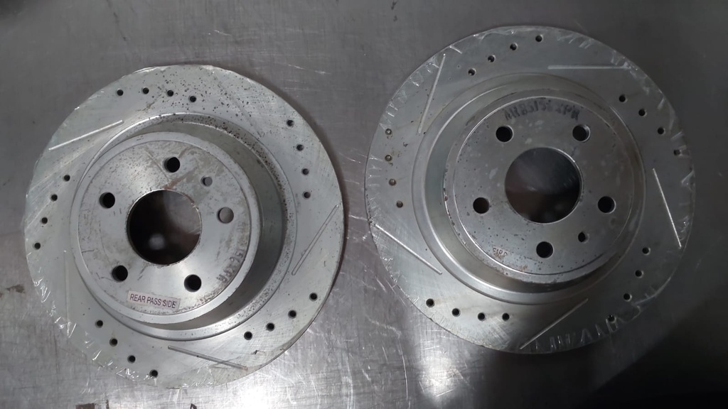 Disco traseros perforados solidos para Ford Fusion/Lincoln MKZ 2013-2020