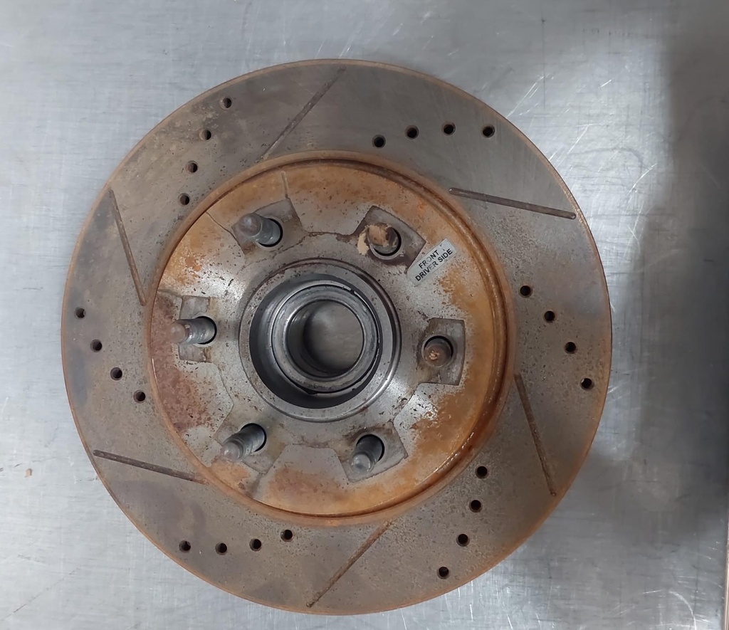 Disco delantero izuierdo perforado ventilado para Ford F-150 04-08