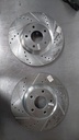 Disco delantero perforado ventilado para Nissan Maxima 2008-2012