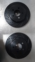 Discos traseros perforado ventilado para Dodge Charger 15-23