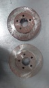 Discos delantero derecho e izquierdo ventilado para Dodge Caravan 96-00