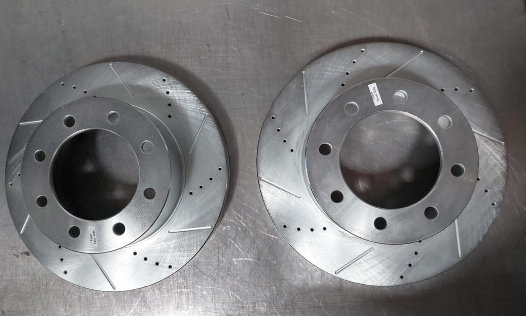 Discos delanteros perforados ventilados para Ford F-250 Super Duty 04-05