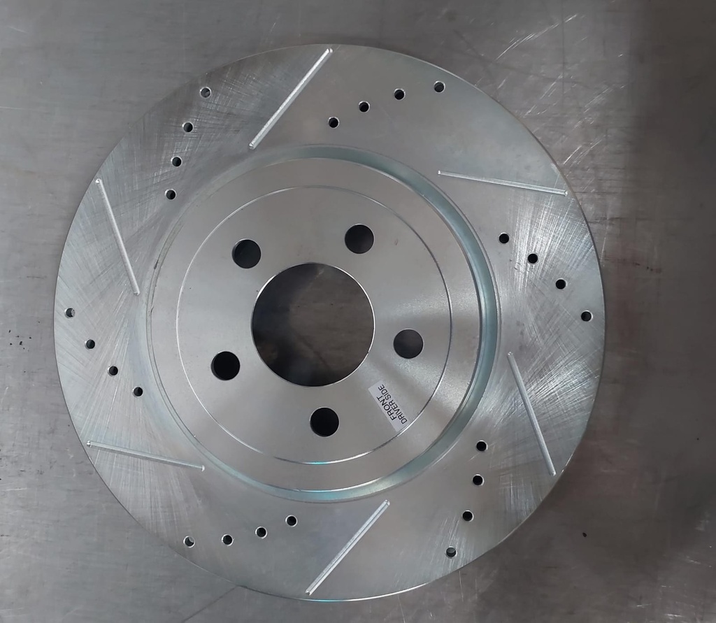 Disco delantero izquierdo perforado ventilado para Chrysler 300 05-19
