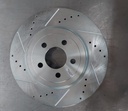 Disco delantero izquierdo perforado ventilado para Chrysler 300 05-19