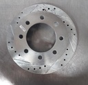 Disco trasero izquierdo perforado ventilado para Chevrolet Silverado 1500 05-16