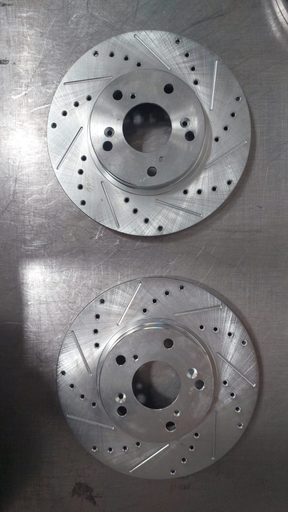 Discos delanteros perforados ventilados para Nissan Infiniti 2003-2005