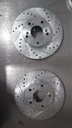 Discos delanteros perforados ventilados para Nissan Infiniti 2003-2005