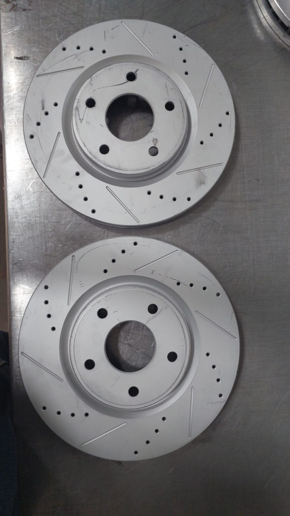 Discos trasero perforado ventilados para Honda Civic Integra 98-01