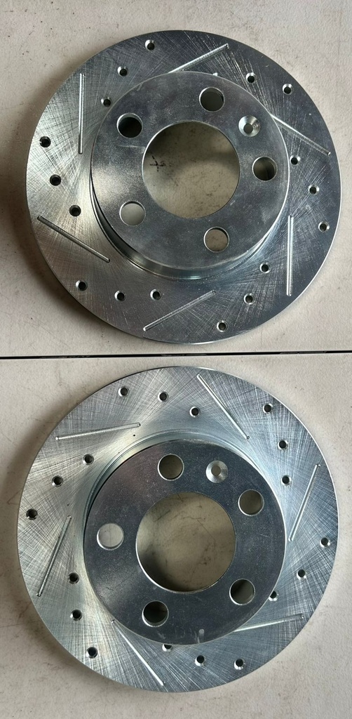 Discos traseros Perforados / Sólidos Volkswagen Jetta 1999 al 2006 / Golf 1999 al 2006 / Beetle 1998 al 2010 / Audi TT 2000 al 2006 Diámetro: (232mm)