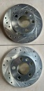 Discos delanteros perfortados ventilados para Volkswagen Jetta 99-06