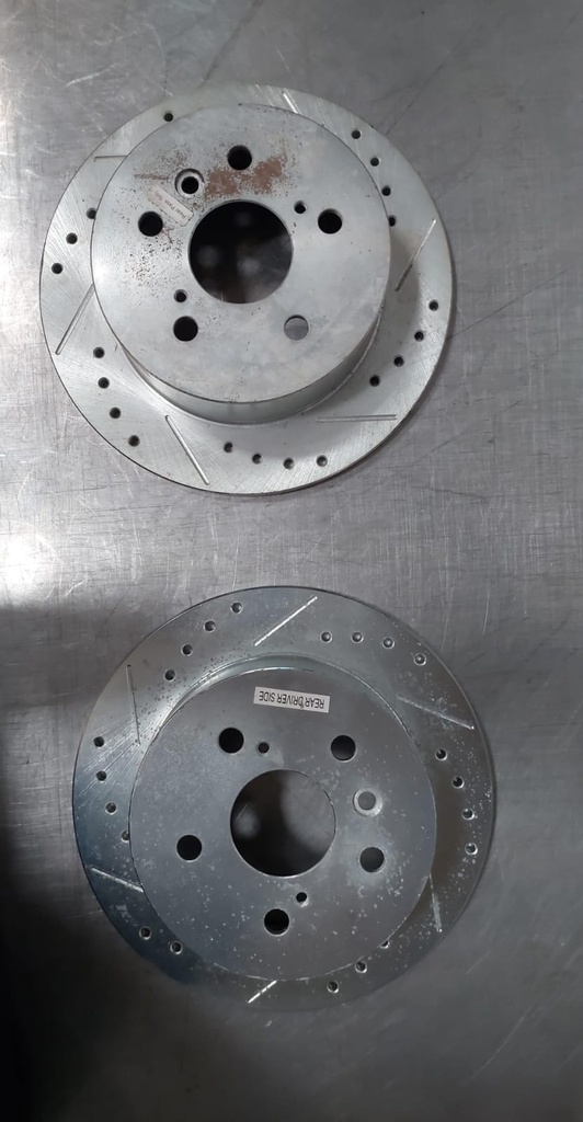 Discos traseros perforados para Lexus ES300H/Toyota Avalon 2013-2018