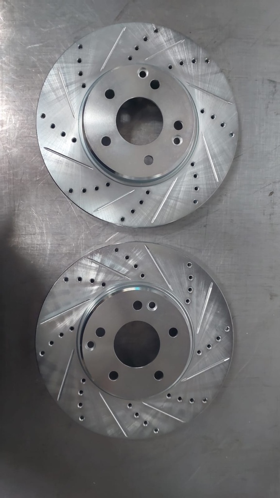 Discos delanteros perforados ventilados para Chrysler Crossfire 2004-2008