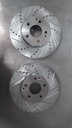 Discos delanteros perforados ventilados Premium Drilled and Slotted Vented Front Passenger Side Brake Rotor (631-63048R) by Dynamic Friction Company®. Quantity: 1 Per Pack. Premium G3000/G11H18 Iron Castings for Strength, Stability, and Durability. Each rotor passes a 100% electronic inspection station that measures over 20 attributes to ensure that each rotor meets OE specifications.  Video Gallery About us Specifications: Driving Style: Performance / Racing Rotor Design: Optional Design Full Cast Rotor Style: Drilled & Slotted Rotor Material: Cast Iron Rotor Finish: Silver Rotor Type: Vented Rotor Diameter: 300mm (11.81'') Rotor Height: 46.5mm (1.83'') Nominal Thickness: 28mm (1.1'') Minimum Thickness: 25.4mm (1'') Lug Holes Quantity: 5 Lug Holes Size: 13.2mm (0.52'') Bolt Circle: 112mm (4.41'') Hub Hole Diameter: 67mm (2.64'') Quantity: 1 Per Pack Features: Engineered with premium G3000/G11H18 iron castings for strength, stability, and durability Original Equipment (OE) vane configuration to ensure proper and maximum heat dissipation CNC-machined to the tightest tolerances 100% precision mill-balanced for smoother stopping and zero vibration at any speed Non-directional finish to promote faster break-in and smoother stops Designed to meet the same form, fit, and function as OEM brake rotors Quality tested to ensure long-lasting performance New in Box, Ready to Install, No Modifications Required DFC Premium Performance Brake Rotors are engineered for performance at a great value. Performance rotors will grab more bite to the brake pads giving you shorter stopping distance especially in wet weather. Formulated with the G3000/G11H18 cast iron specification, DFC G3000/G11H18 Brake rotors are engineered to match OEM specifications for durability, reliability, and stability. Each rotor casting is sent to our state of the art machining facilities, where it is processed to the tightest tolerances available in the market today. Then, the rotor is prepared with a non-directional finish to promote a faster and more even brake pad bed-in, along with quieter and smoother stops. Finally, all vented rotors are 100% inspected for balance and are corrected if necessary with our state of the art electronic mill-balance process. After all of the machining processes are completed, each rotor passes a 100% inspection station that measures all critical attributes to ensure that each rotor meets OE specifications. This further guarantees that each and every rotor delivered to you is trouble free.  Dynamic Friction Company® is committed to bringing innovation and value to the automotive aftermarket by manufacturing OE-quality brake products. Striving to meet the most diverse customer needs, the company maintains a massive inventory of brake parts for all domestic and foreign vehicle applications from the 1930s to the present. From OE replacement and performance brake rotors to passenger, heavy-duty, and high-performance brake pads to brake calipers and shoes to hardware kits and much more, DFC has everything you need to keep your brake system performing at its best. The company makes all its products from the finest materials using cutting-edge manufacturing technologies to ensure superior durability, strength, and long-lasting performance.  California Residents  WARNING Cancer and Reproductive Harm.   www.p65warnings.ca.gov  Brand:Dynamic Friction Company Part Number:631-63048R UPC:190920224270 Alternate MPN:63163048R Warranty 12 months/12,000 Miles Limited Warranty.  Magnuson-Moss Warranty Act:Legally, a vehicle manufacturer cannot void the warranty on a vehicle due to an aftermarket part unless they can prove that the aftermarket part caused or contributed to the failure in the vehicle (per the Magnuson Moss Warranty Act (15 U.S.C. 2302(C)) Learn More Related Links Parts Brakes Brake Rotors Vehicle Fitment Chrysler Crossfire 2004-2008